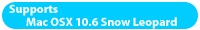 Supports MacOSX 10.6