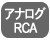 アナログRCA出力