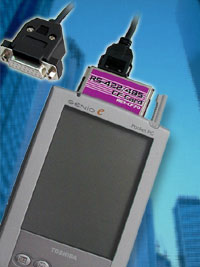 PDAとREX-CF70