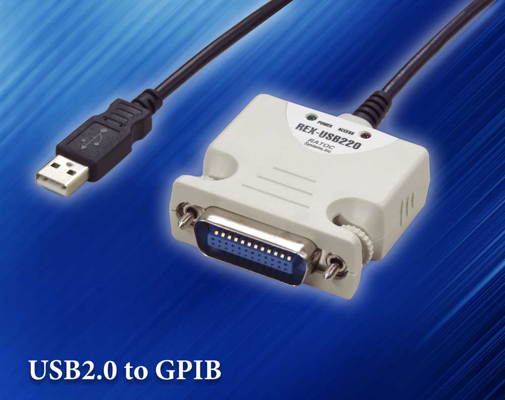 USBポートにGPIB機器を接続