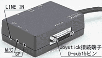接続アダプタBOX（Joystick接続側）
