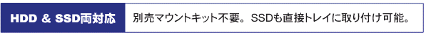 HDD&SSD対応