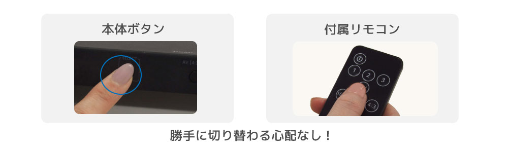 切り替えボタン