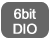 6bitDIO