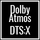 Dolby, DTS対応