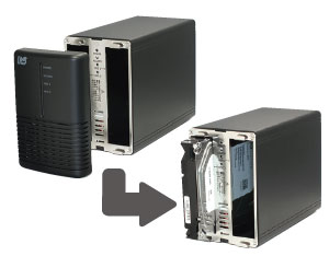 USB3.0/2.0 RAIDケース（HDD2台用） RS-EC32-U3R/RS-EC32-U3RWS[RATOC]