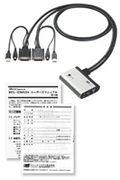 パソコン自動切替器 クロスインターフェイス・DVI専用・ケーブル