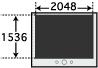 最高解像度 2048×1536サポート