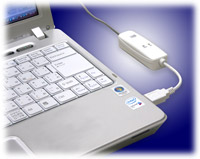 ラトックシステムUSB 56K fax modem REX-USB56
