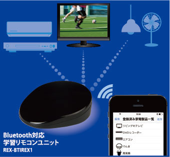 Bluetooth対応学習リモコンユニット Rex Btirex1 Ratoc