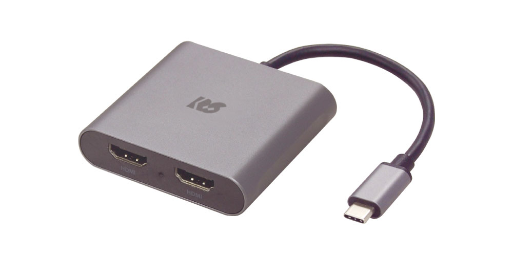 リバーシブル ビデオ ディスプレイアダプターケーブル USB-C 8K (2m)