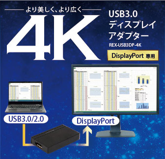 REX-USB3DP-4Kトップ