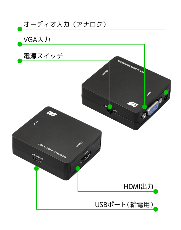 最新作売れ筋が満載 ラトックシステム VGA  to HDMIコンバーター RS-VGA2HD1