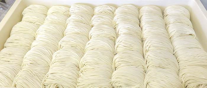 食品の保管温度をIoT化するハサレポ、製麺過程での温度管理