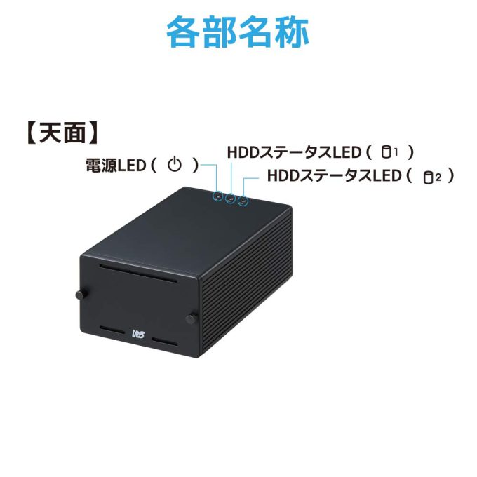 USB3.2 Gen2 RAIDケース（2.5インチHDD⁄SSD 2台用・10Gbps対応） RS-EC22-U31R｜ラトックシステム公式サイト