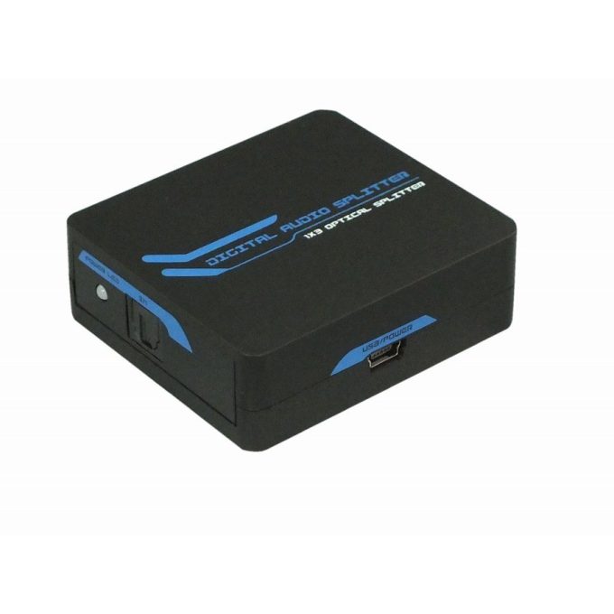 977円 感謝価格 CAMWAY 光 デジタル 分配器 デジタル光学オーディオスプリッター SPDIF Toslinkに対応 PS3 XBOX DAC コンバーター 3出