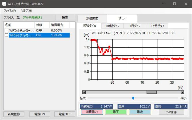 Wi-Fi経由でデバイスの電力が見えるワットチェッカー、Windows対応アプリの提供を開始