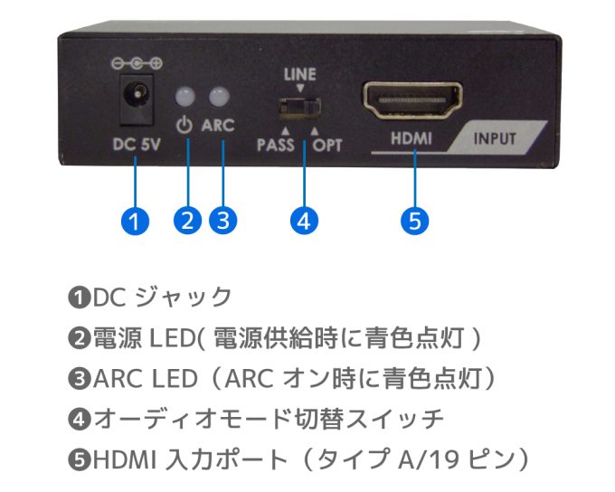 4K60Hz/HDCP2.3/ARC対応HDMIオーディオ分離器 RS-HD2HDA2-4K｜ラトック