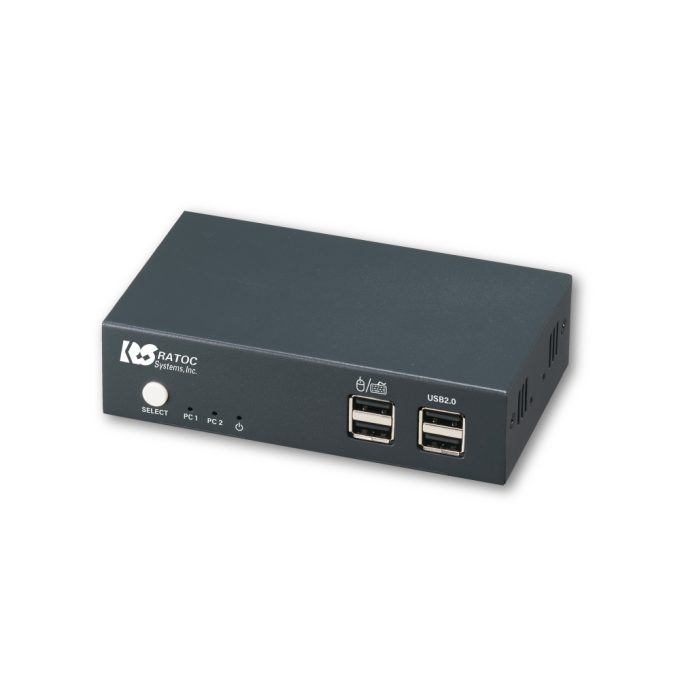デュアルディスプレイ対応 HDMIパソコン切替器 RS-250UH2｜ラトック